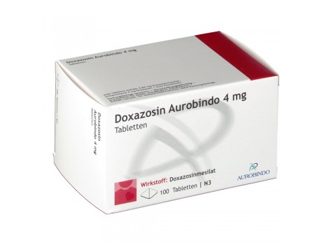 Doxazosin Aurobindo 4 mg. 30 tablets